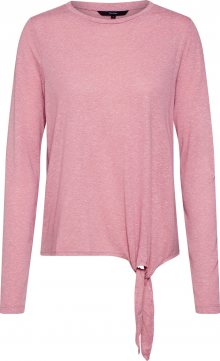 VERO MODA Tričko \'VMLEA LUA LS O-NECK KNOT TOP JRS LCS\' pink