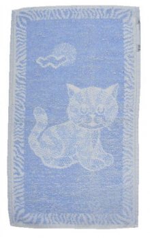 Dětský ručník Kotě světle modré 30x50 cm | dle fotky | 