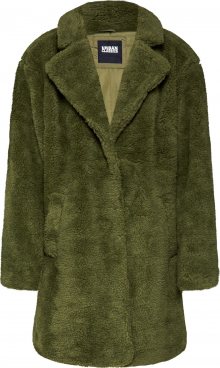 Urban Classics Přechodný kabát \'Sherpa\' olivová