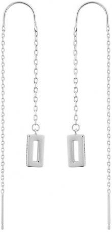 JVD Dlouhé stříbrné náušnice SVLE0528X75BI00