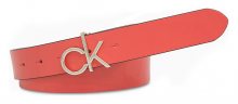 Calvin Klein dámský kožený pásek RE-Lock Low Coral - 85