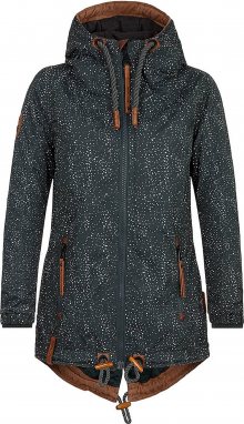 naketano Přechodová parka \'Reitsport Forever\' grafitová / bílá