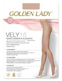 Golden Lady  Vely 15 den punčochové kalhoty 3-M camel/odstín béžové