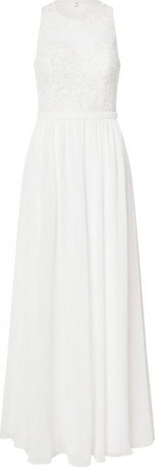 mascara Společenské šaty \'EMB NETT\' slonová kost