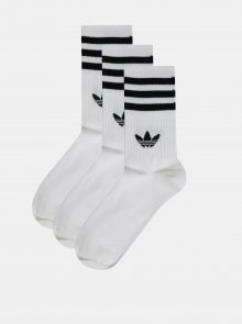 Sada tří párů bílých ponožek adidas Originals