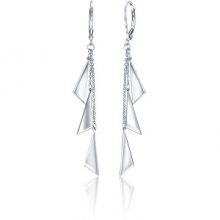 JVD Dlouhé stříbrné náušnice s přívěsky SVLE0571XD50000