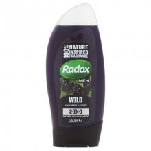 Radox Sprchový gel Feel Wild 2 v 1 (Shower Gel & Shampoo) 250 ml