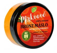Vivaco 100% Přírodní Bronz máslo s mrkvovým extraktem bez UV filtrů 150ml