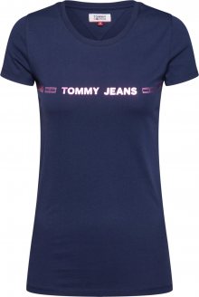 Tommy Jeans Tričko tmavě modrá