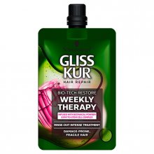 Gliss Kur Regenerační týdenní kúra na vlasy Bio-Tech Restore (Rinse-out Intense Treatment) 50 ml