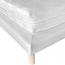 Blancheporte Potah na matraci a sokl postele bílá sokl 90x190cm