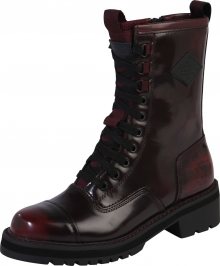 G-Star RAW Kozačky \'Premium Minor Boot\' bordó