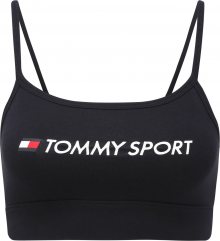 Tommy Sport Sportovní podprsenka bílá / noční modrá