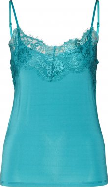 SOAKED IN LUXURY Top \'Clara\' tyrkysová