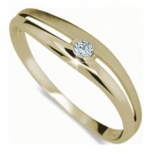 Danfil Krásný prsten s diamantem DF1661z 57 mm