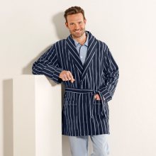 Blancheporte Domácí kabát z polar fleecu proužky šedá 97/106 (L)