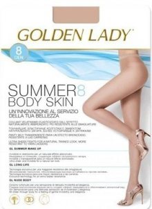 Golden Lady Summer Body Skin 8 den punčochové kalhoty 3-M dakar/odstín béžové