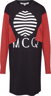 McQ Alexander McQueen Šaty \'Shizoku Sweatdress\' černá / červená