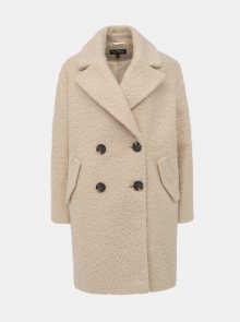 Béžový kabát Miss Selfridge