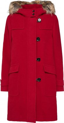 COMMA Zimní kabát červená