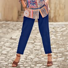 Blancheporte 7/8 úzké kalhoty indigo 36