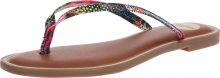 BUFFALO Žabky \'Joy\' černá / červená / hnědá