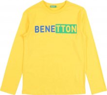 UNITED COLORS OF BENETTON Tričko žlutá