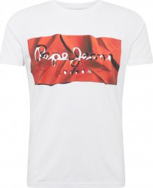 Pepe Jeans Tričko \'Raury\' bílá