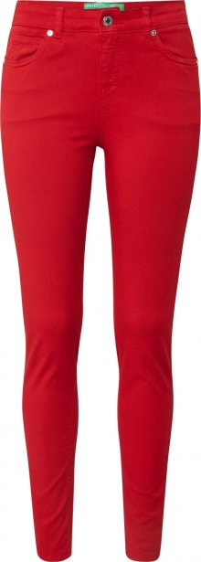 UNITED COLORS OF BENETTON Kalhoty mix barev / červená