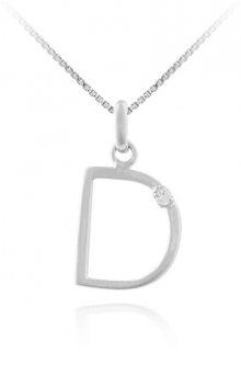 JVD Stříbrný přívěsek \"D\" SVLP0487XI6BI0D