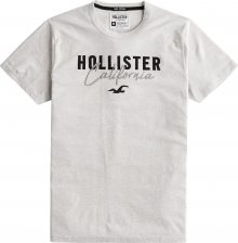 HOLLISTER Tričko šedá