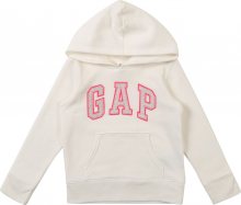 GAP Mikina \'GAP LOGO HOOD\' bílá