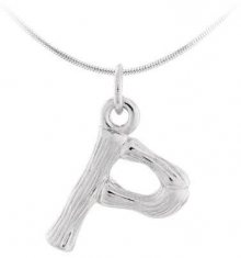 JVD Stříbrný přívěsek písmeno \"P\" SVLP0486XH2000P