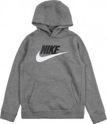 Nike Sportswear Mikina \'CLUB\' šedá / černá