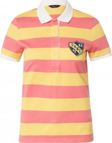 GANT Tričko pink / žlutá