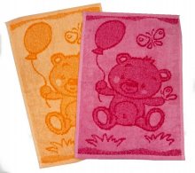 Dětský ručník Bear pink 30x50 cm | dle fotky | 