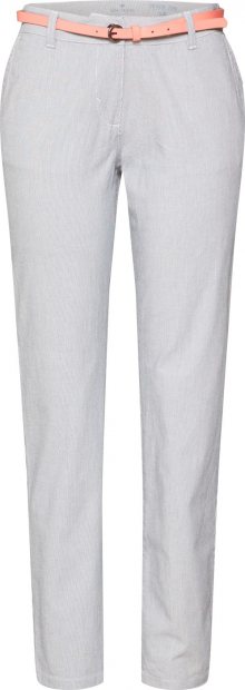 TOM TAILOR Chino kalhoty bílá / modrá