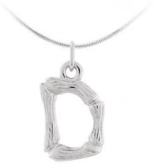 JVD Stříbrný přívěsek písmeno \"D\" SVLP0486XH2000D