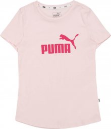 PUMA Tričko pink / růžová