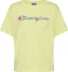 Champion Authentic Athletic Apparel Tričko \'Crewneck T-Shirt\' žlutá