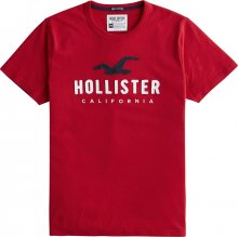 HOLLISTER Tričko červená