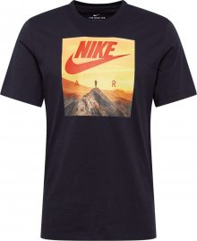 Nike Sportswear Tričko oranžová / černá