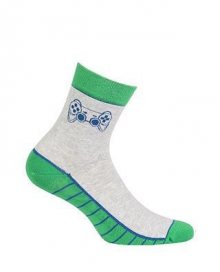 Gatta Cottoline vzorované G34.N01 6-11 let Chlapecké ponožky 27-29 blue