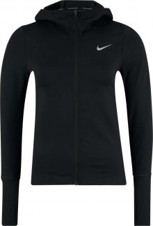 NIKE Sportovní mikina s kapucí \'Element\' černá