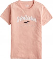 HOLLISTER Tričko růžová