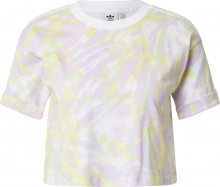 ADIDAS ORIGINALS Tričko pastelová fialová / bílá / pastelově žlutá