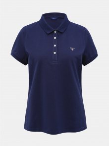 Tmavě modré dámské basic polo tričko GANT 