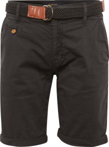 INDICODE JEANS Chino kalhoty \'Conor\' antracitová