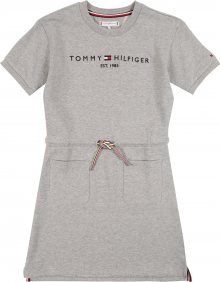 TOMMY HILFIGER Šaty \'ESSENTIAL DRESS S/S\' světle šedá