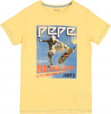 Pepe Jeans Tričko \'Basile\' žlutá / mix barev